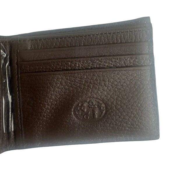 3D Men's Belt Bifold Tooled Aztec Wallet, Brown New - Picture 3 of 9
